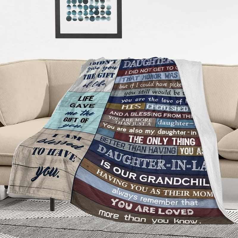 Daughter-in-Law Gift Blanket - Mother's Day, 60