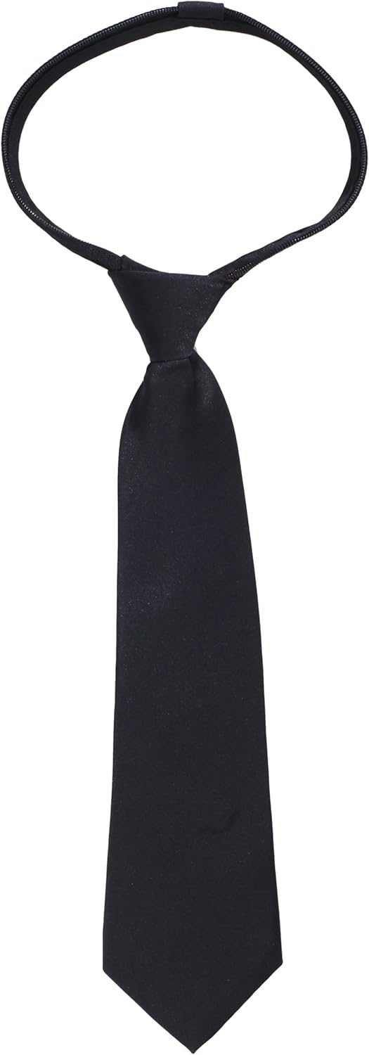 Boys' Solid Zipper Tie by American Exchange