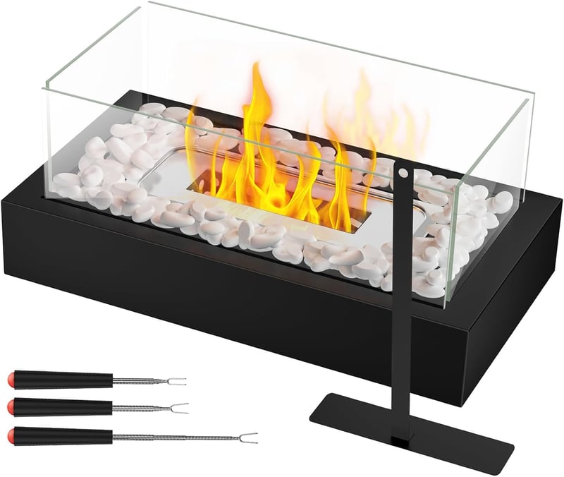 Portable Tabletop Fire Pit & S'mores Maker for Home Decor