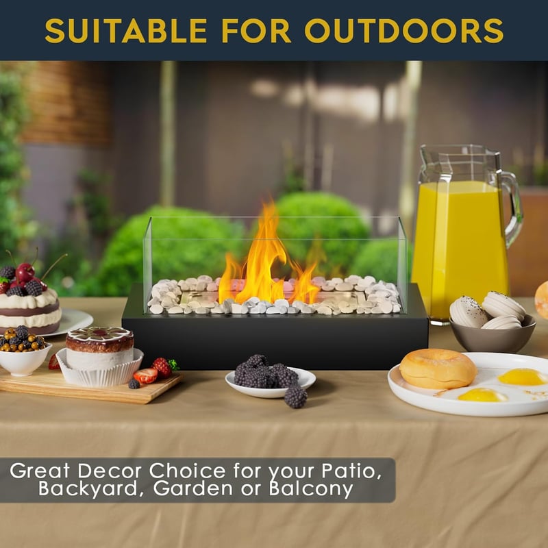Portable Tabletop Fire Pit & S'mores Maker for Home Decor