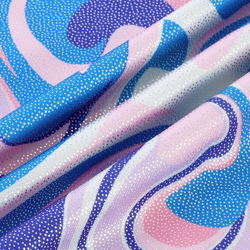 Girls' Gymnastics Leotard - Rainbow Mosaic & Galaxy Designs
