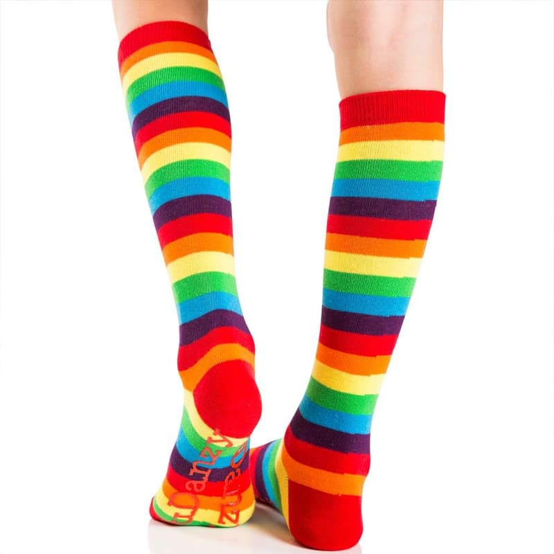 Kids' Knee High Tube Socks with Grips - 2 Pack