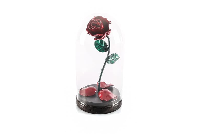 Mother's Day Gift - Hand Forged Eternal Rose in Glass Dome