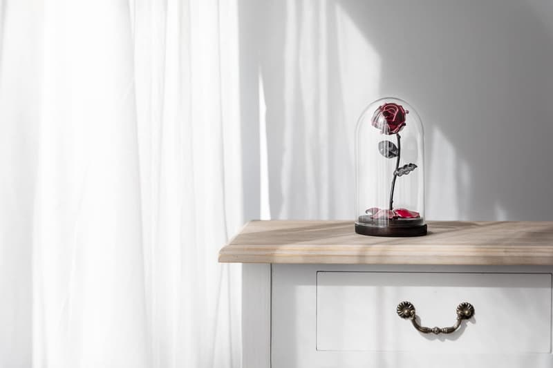 Mother's Day Gift - Hand Forged Eternal Rose in Glass Dome