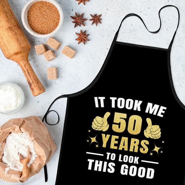 Funny Chef Apron for Birthday Celebrations for Men & Women