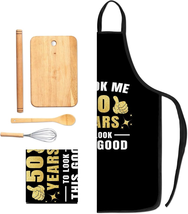 Funny Chef Apron for Birthday Celebrations for Men & Women