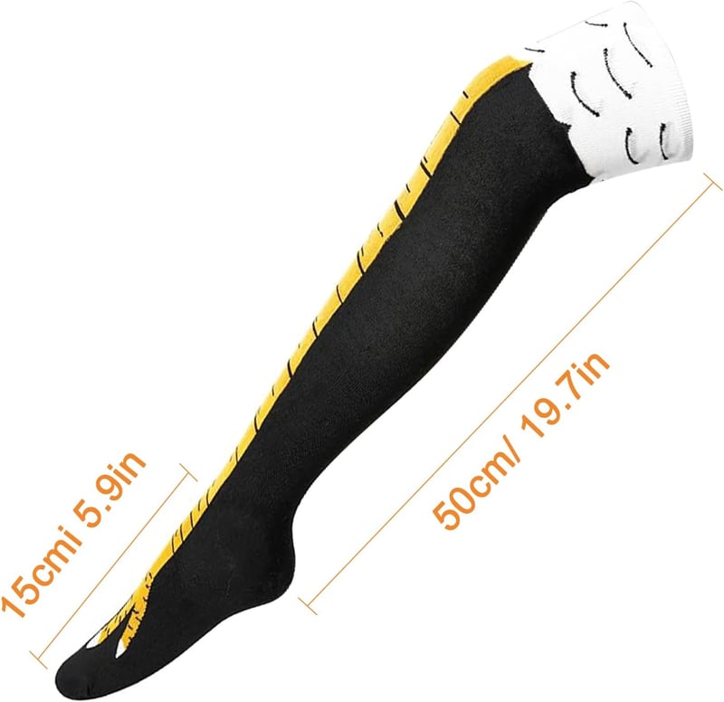 Funny Christmas Gag Gift: Chicken Leg Socks for Adults
