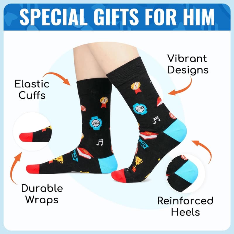 Father's Day Gift: Funny Socks for Men, Dad, Uncle, Son-in-Law