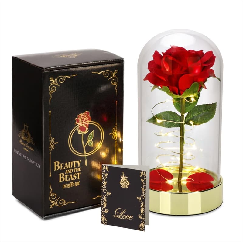 Valentine's Day Galaxy Rose - Rechargeable Floral Gift for Her