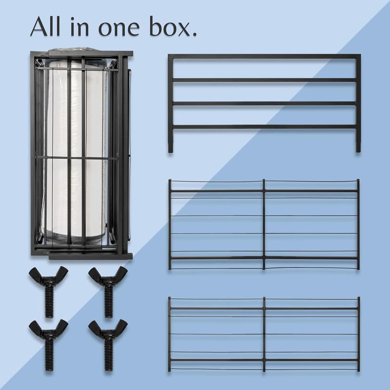 Twin XL Bed Frame with 10-Inch Mattress Included