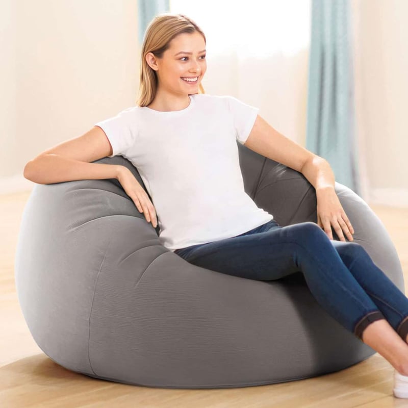 Intex Inflatable Lounge Chair - Corduroy Flocking, 220lb Capacity