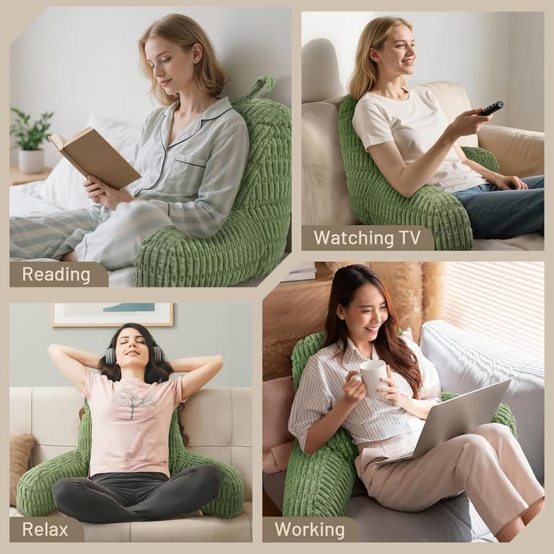 Reading Pillow – Backrest Support Cushion for Comfort and Relaxation