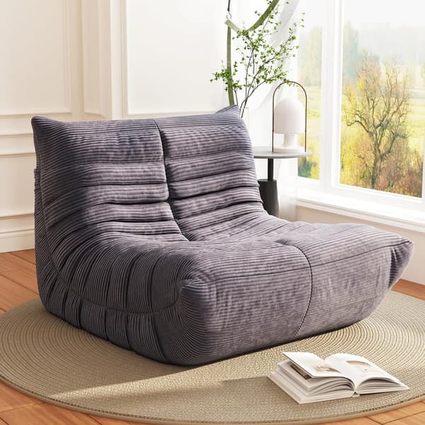Ergonomic Memory Foam Bean Bag Chair for Living Room and Office