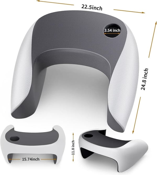 Memory Foam Reading Pillow for Adults - Arm & Back Support