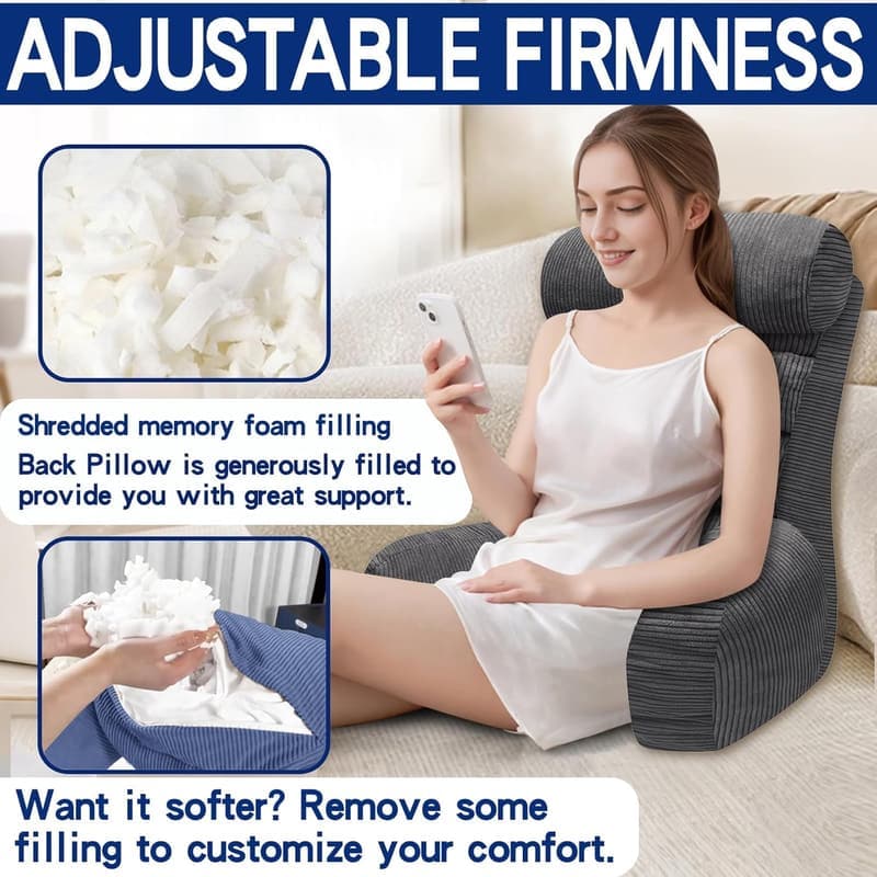 Extra Large Back Support Pillow for Reading and Relaxing