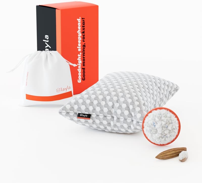Layla Queen Kapok Pillow - Adjustable, Cooling, Luxurious Support