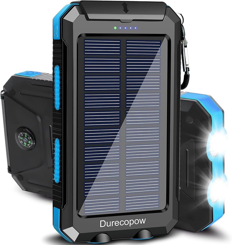 20000mAh Waterproof Solar Charger for Camping and Outdoors