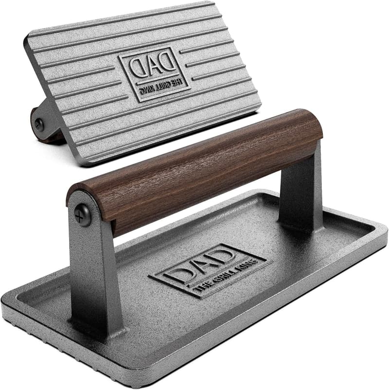 Father's Day Cast Iron Grill Press - 