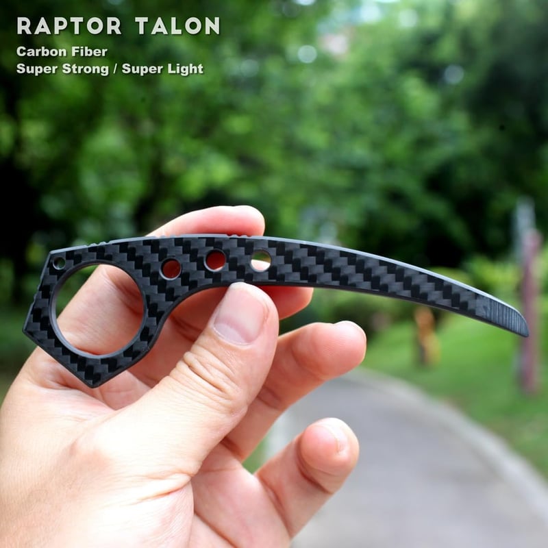 Tactical Carbon Fiber Claw Knife for Practice Training