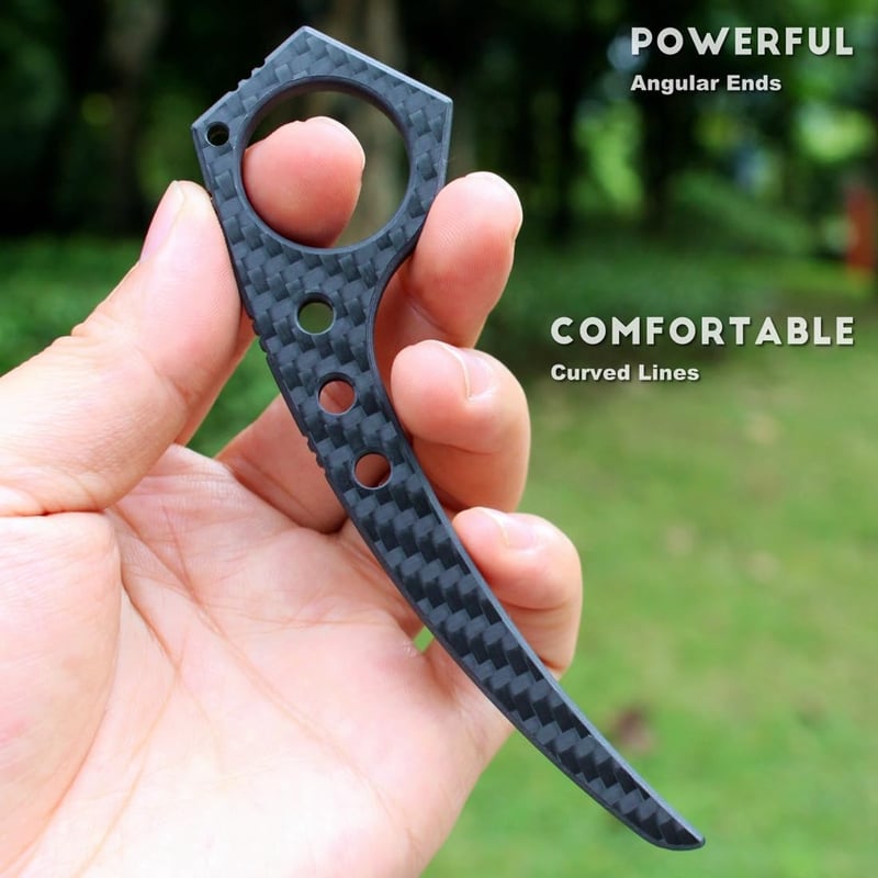 Tactical Carbon Fiber Claw Knife for Practice Training