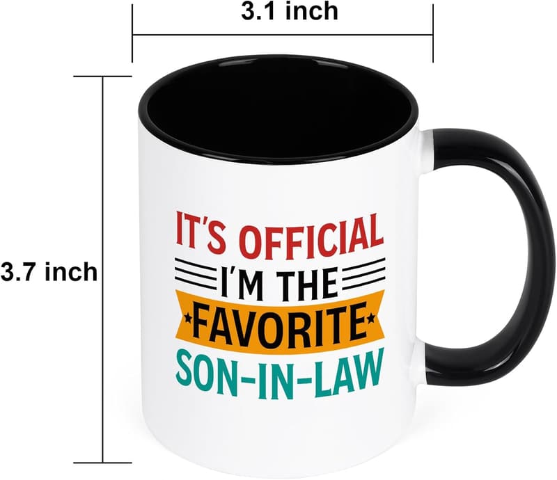 Son-in-Law Gifts - 11oz Mug for Father's Day & Christmas