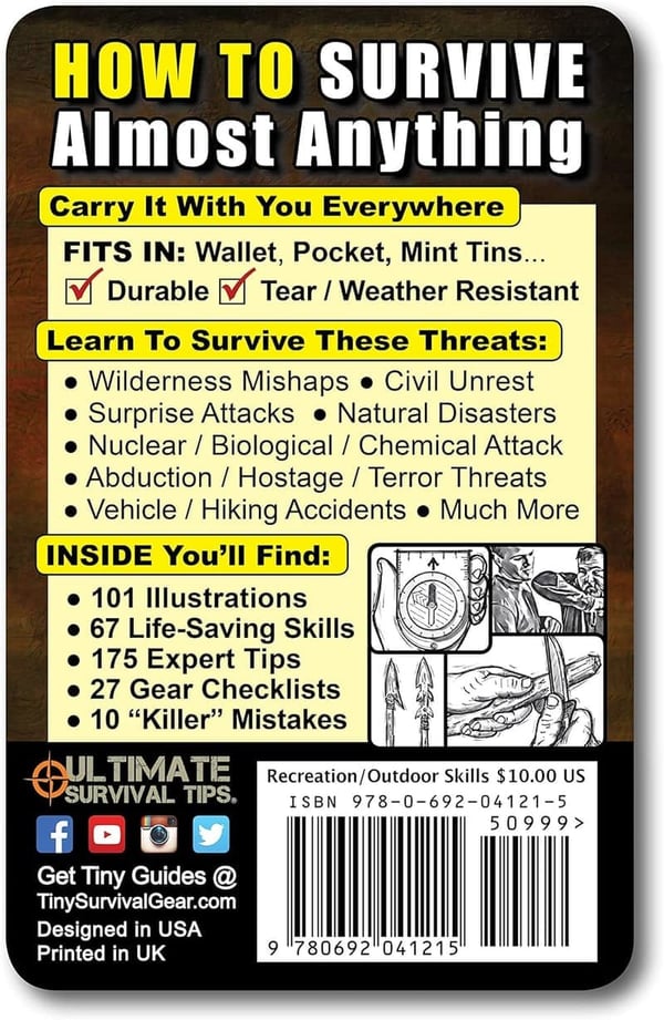 Emergency Survival Guide: Everyday Carry Pocket Micro-Guide