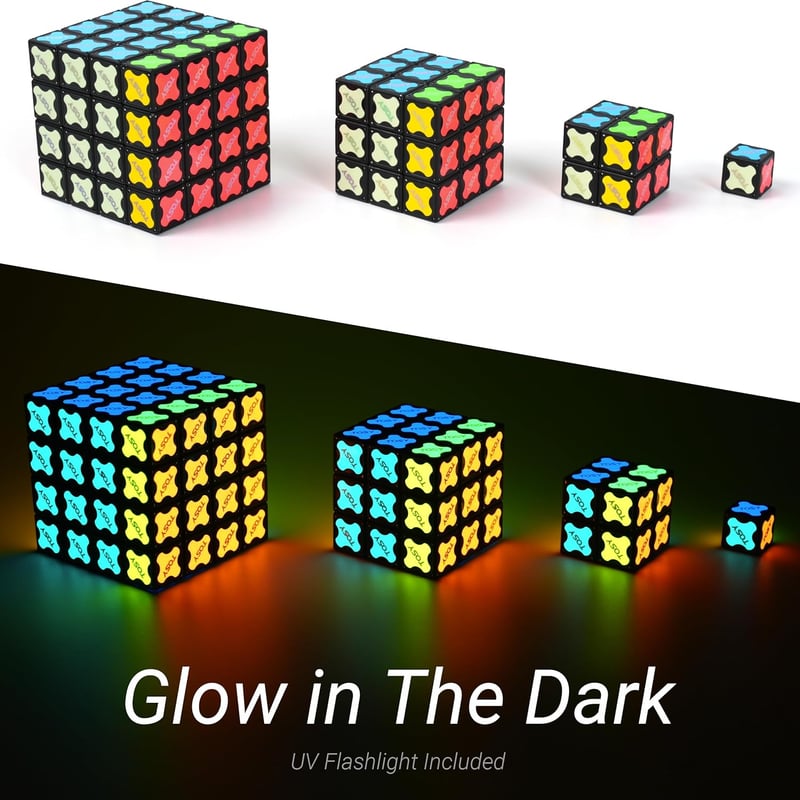 Magnet Cube 4x4 - 560 Magnets, 9-in-1 Transformable Toy