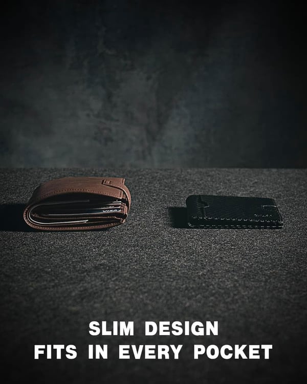 Slim RFID Blocking Leather Wallet for Men with Gift Box