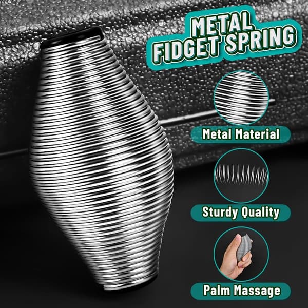 Stainless Steel Fidget Spring Toy for Stress Relief, 20LB