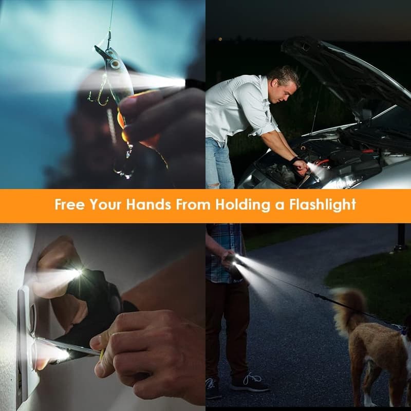 Christmas Gift: LED Flashlight Gloves for Men (1 Pack)