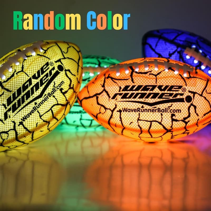 Glow-in-the-Dark Waterproof LED Football for Kids & Teens