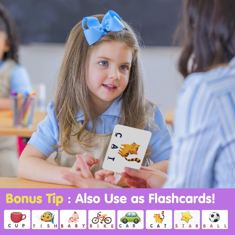 Toddler Matching Letter Game - Educational Toy for Ages 3-8