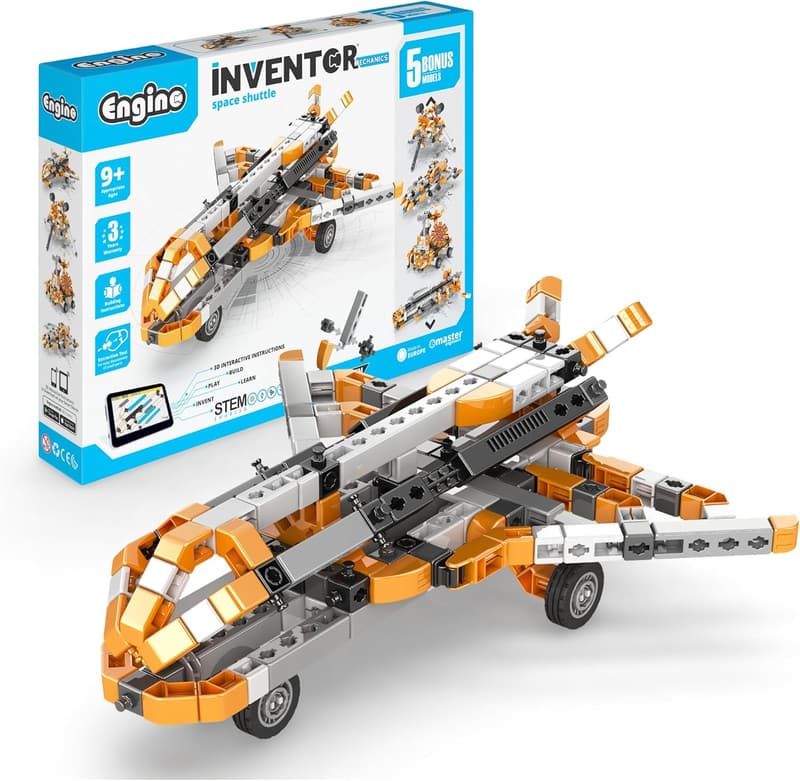 STEM Building Kit - Engino Space Shuttle for Kids 9+
