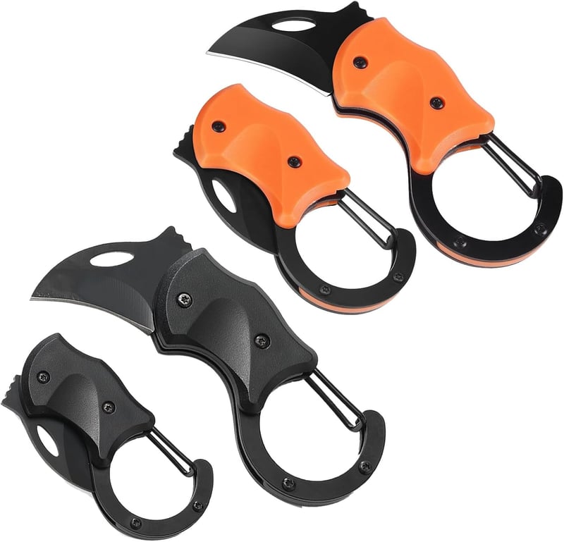 2-Pack Mini Folding Pocket Knife Set for Men