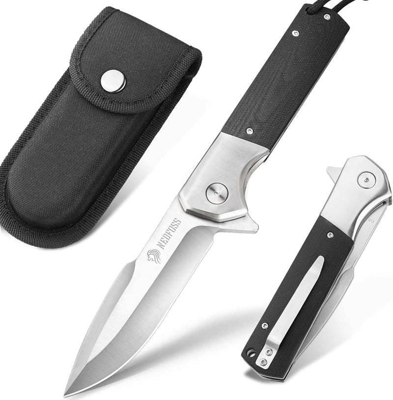 Heavy-Duty Tactical Pocket Knife for Men & Women - 4