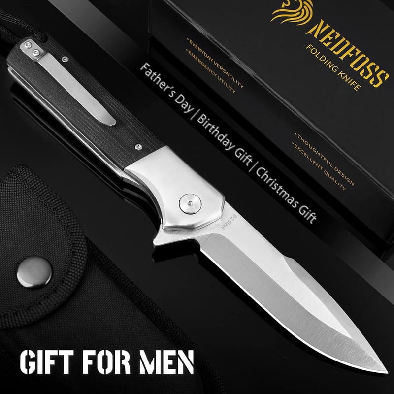 Heavy-Duty Tactical Pocket Knife for Men & Women - 4