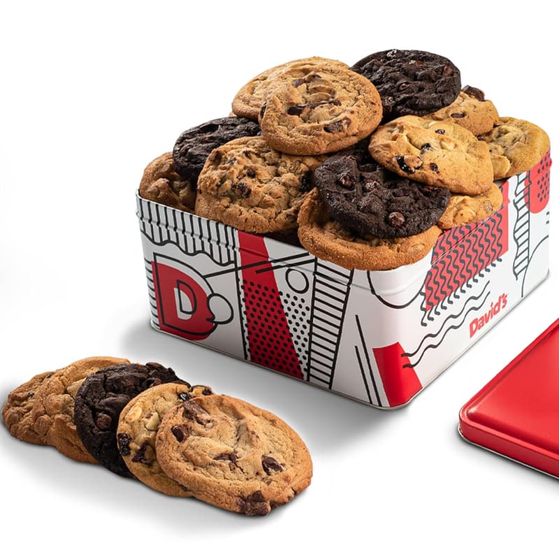 Gourmet Gift Cookie Basket - 2lbs Handmade Assorted Flavors
