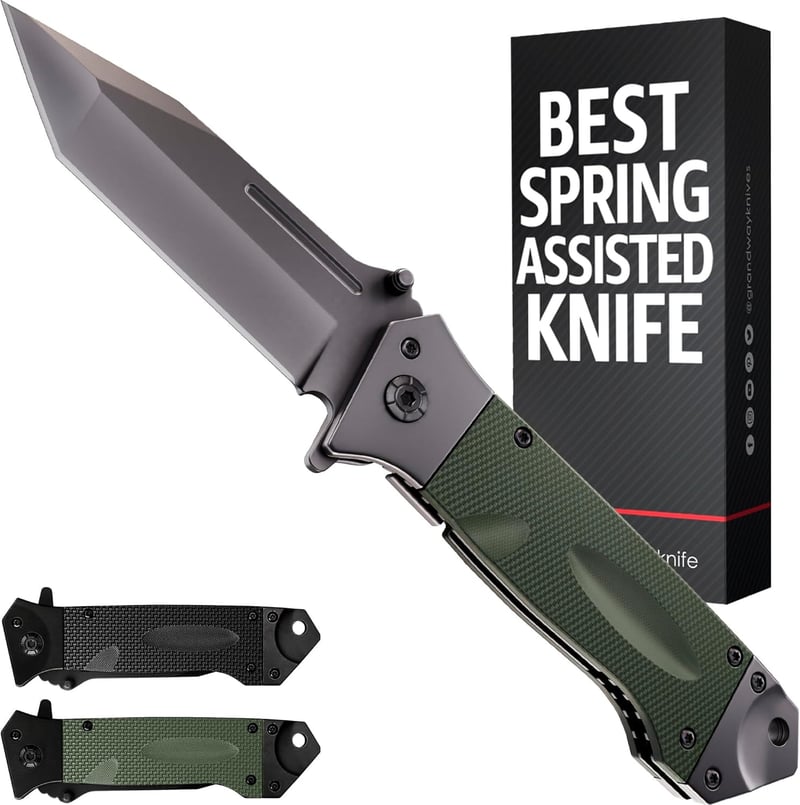 Heavy Duty Folding Pocket Knife for Men - 3.5