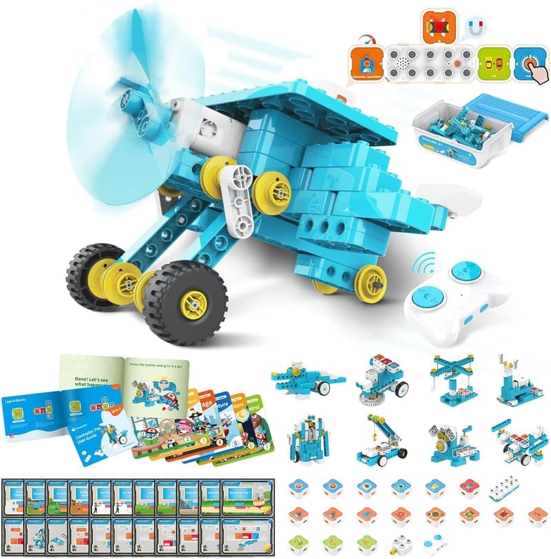 Kids Coding & RC Robot Kit - 36-in-1 Educational Building Set