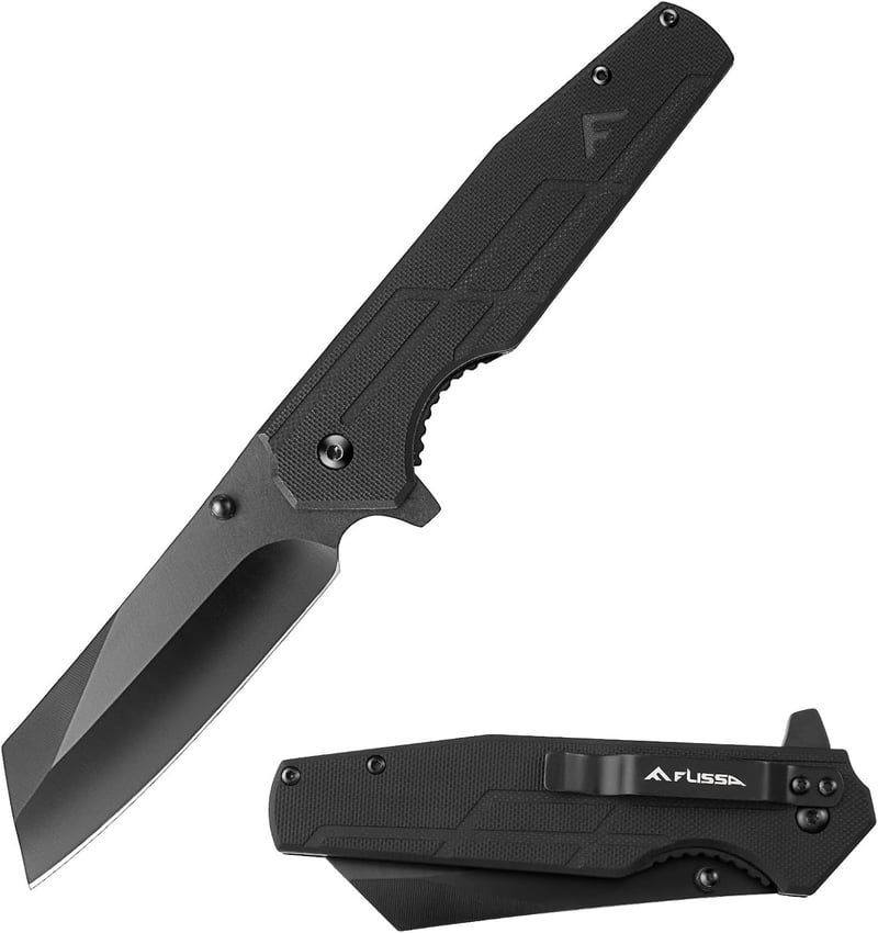 Tactical Folding Knife with G10 Handle for Outdoor Use
