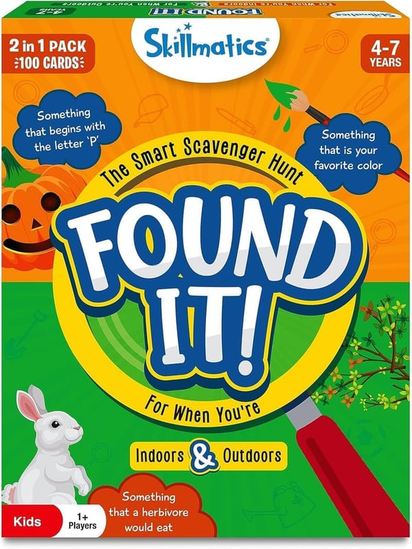 Scavenger Hunt Card Game for Kids - Educational Learning Toy