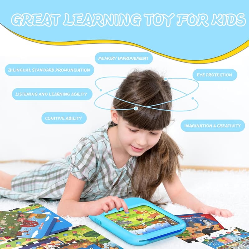 Interactive Learning Tablet for Kids Ages 2-6 - Educational Toy