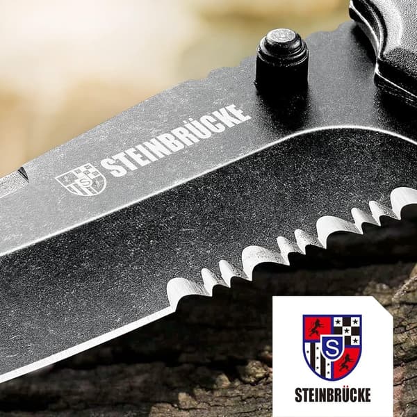 Tactical Folding Knife with 3.4'' Stainless Steel Blade