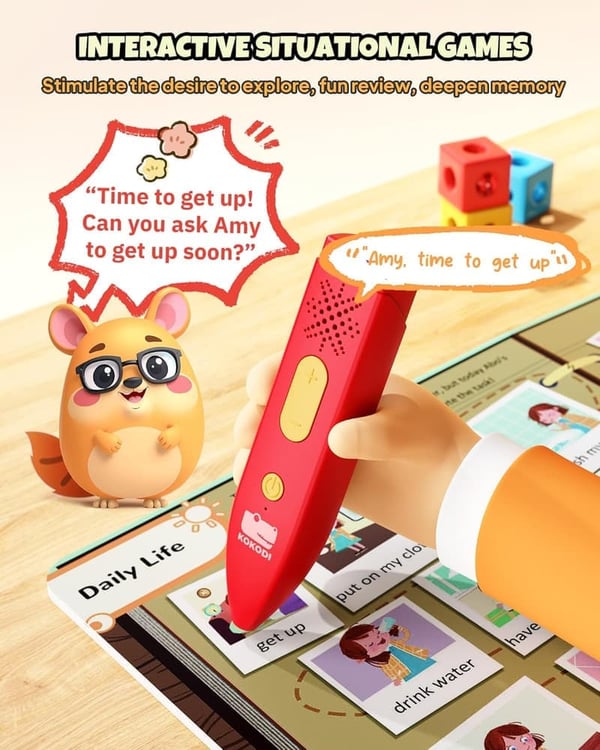 Interactive Audio Books Set for Kids - Educational Learning Toys