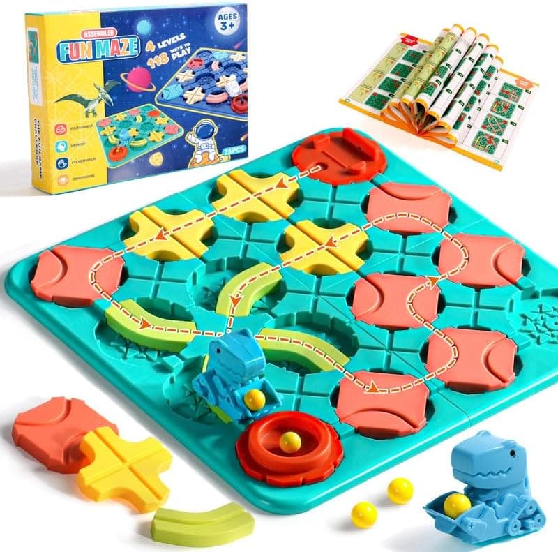 STEM Logic Puzzles for Kids Ages 4-8 - Educational Montessori Toys