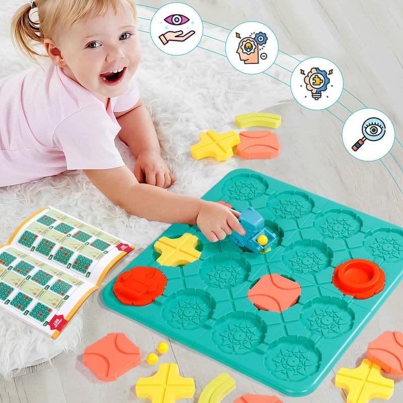 STEM Logic Puzzles for Kids Ages 4-8 - Educational Montessori Toys