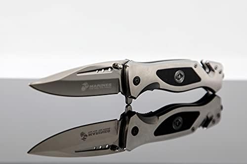 USMC Tactical Folding Knife - 3.5 Inch Blade for Marines