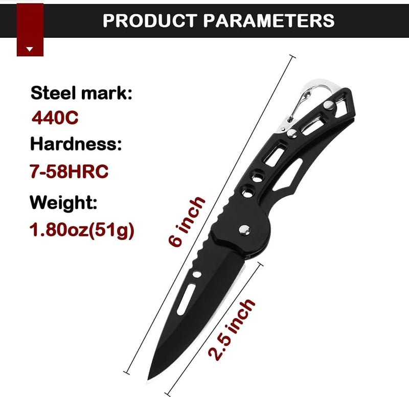Pocket Folding Knife Set - Tactical, 2.5