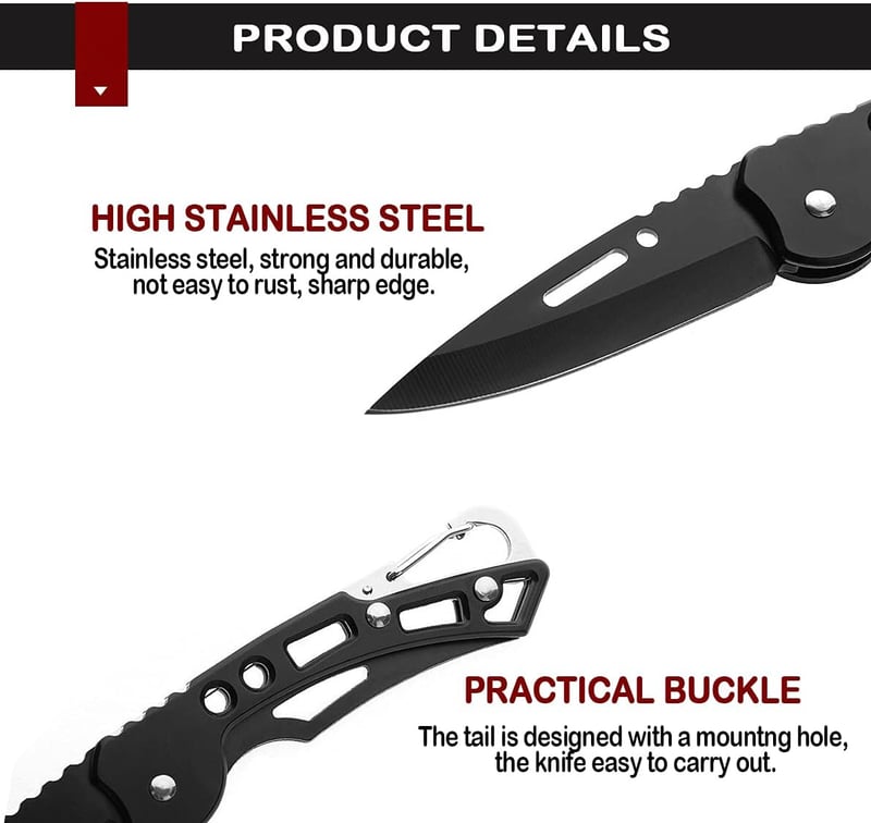 Pocket Folding Knife Set - Tactical, 2.5