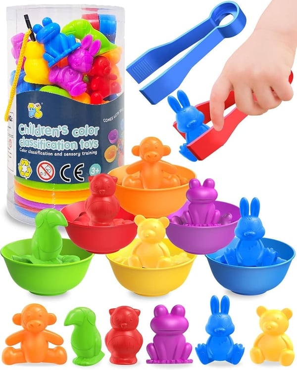 Montessori Counting Animals Educational Toys for Ages 3-5